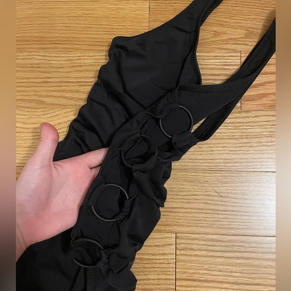 Solid and striped one piece🖤 - Picture 4 of 4